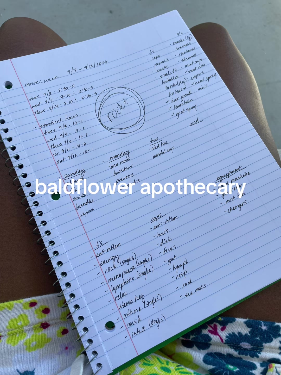 @baldflower apothecary