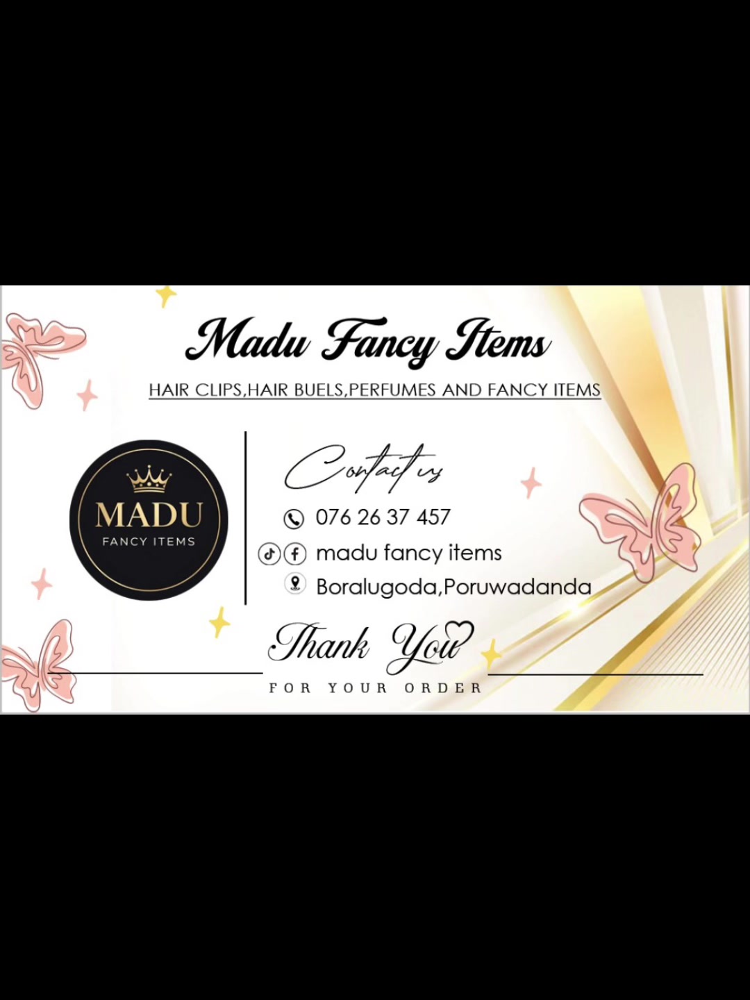 @🥰Madu fancy items🥰