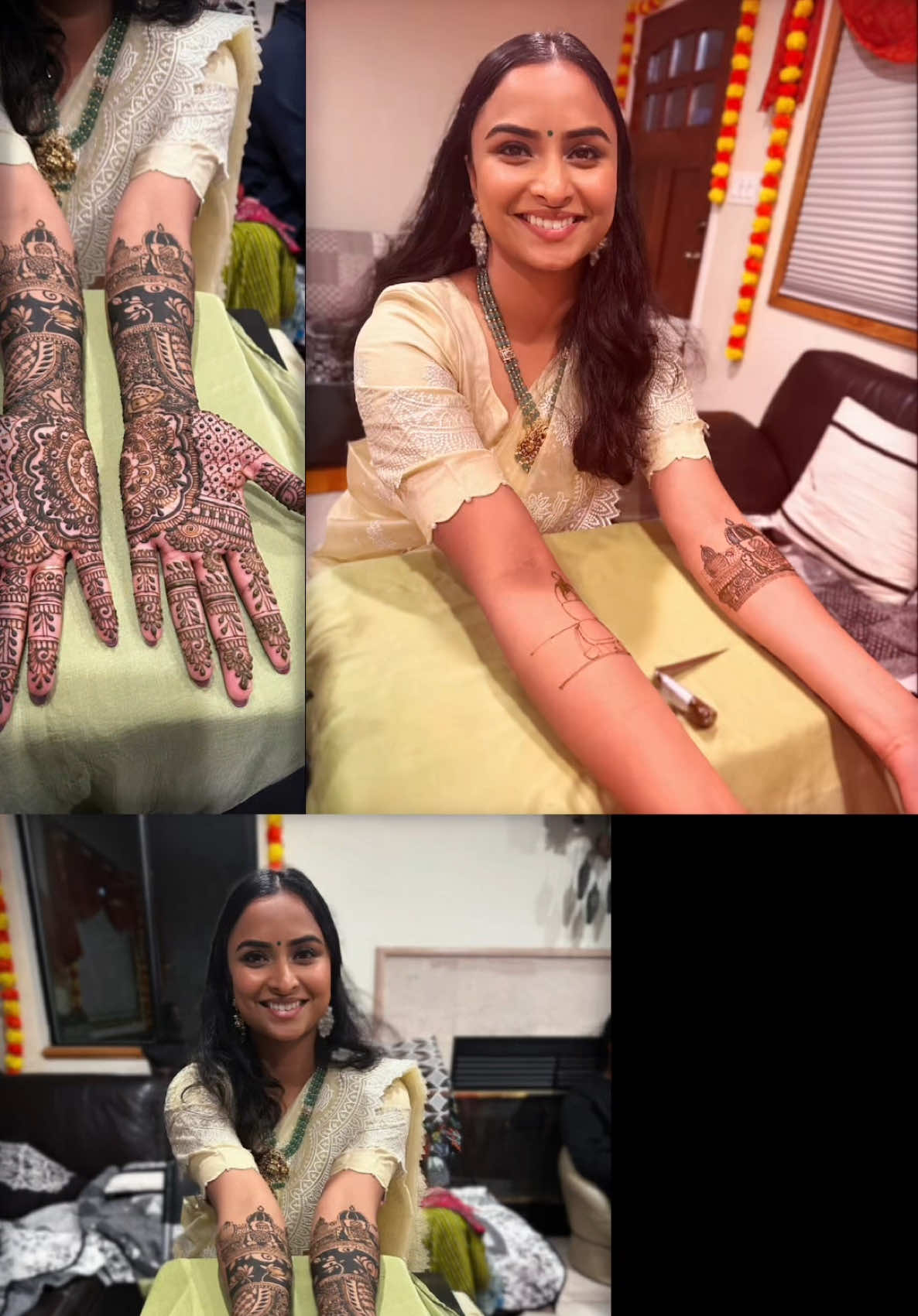 @Glam Henna Saree