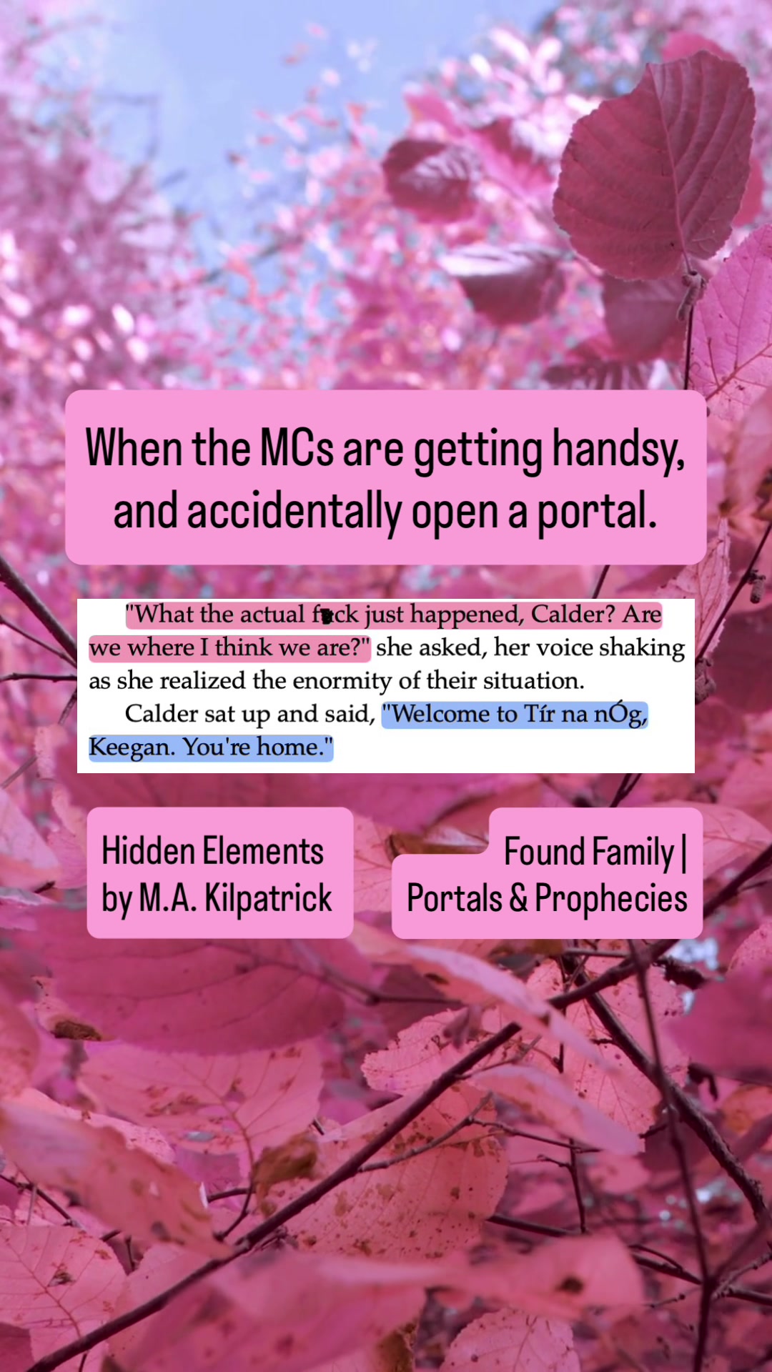 @MA Kilpatrick - Author