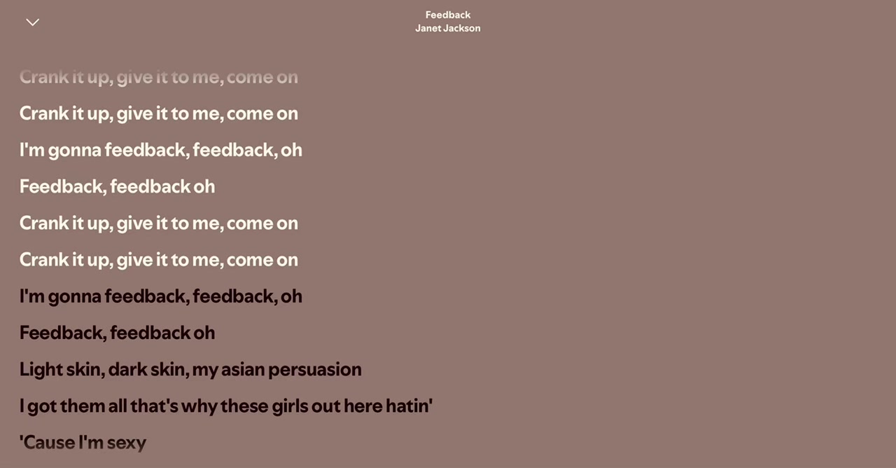 @Spotify Song Lyrics