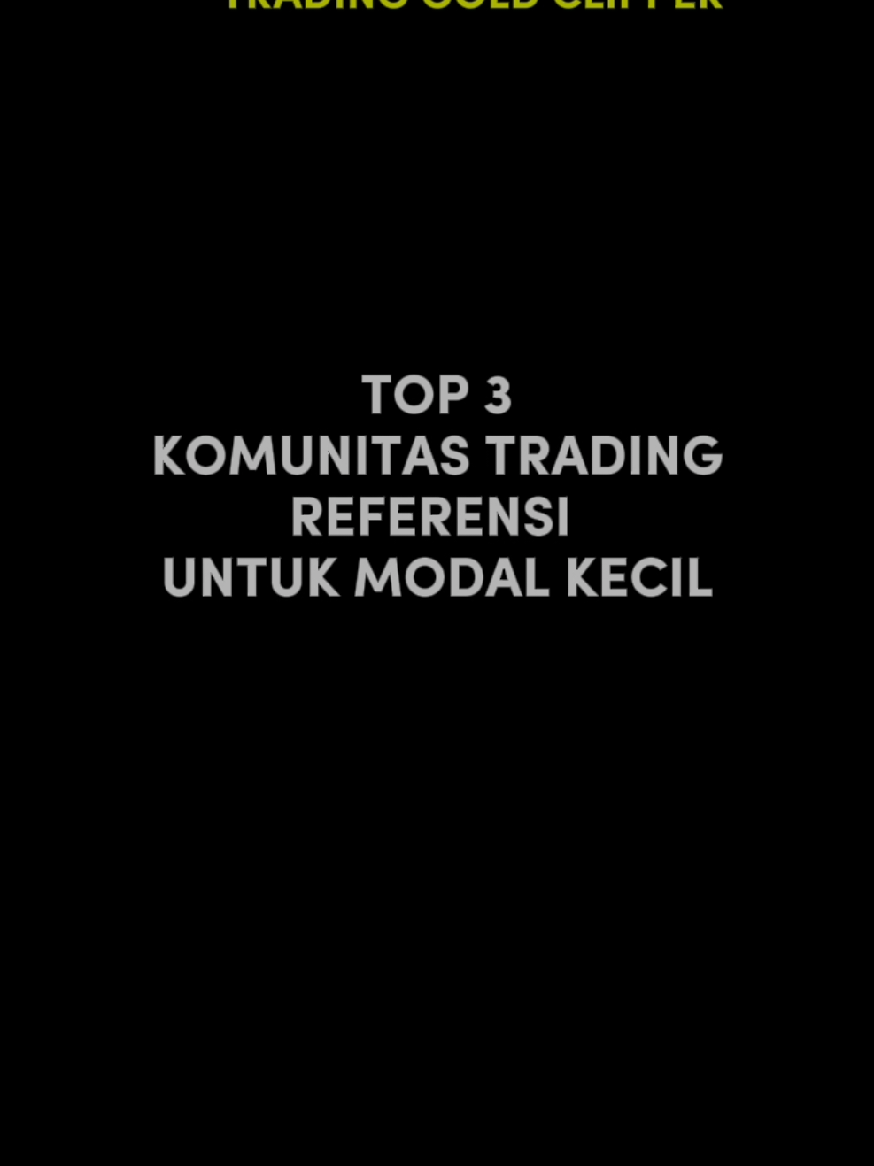 @Trading Gold Clipper