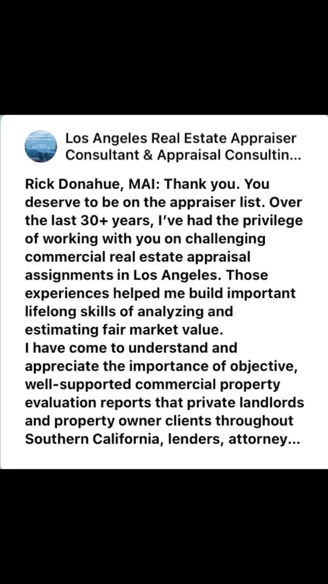 @CRE Appraiser Consultant