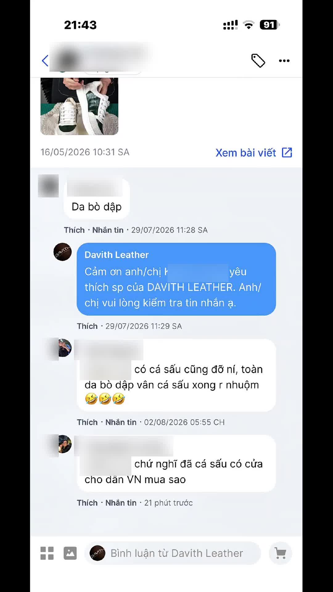 @DAVITH LEATHER