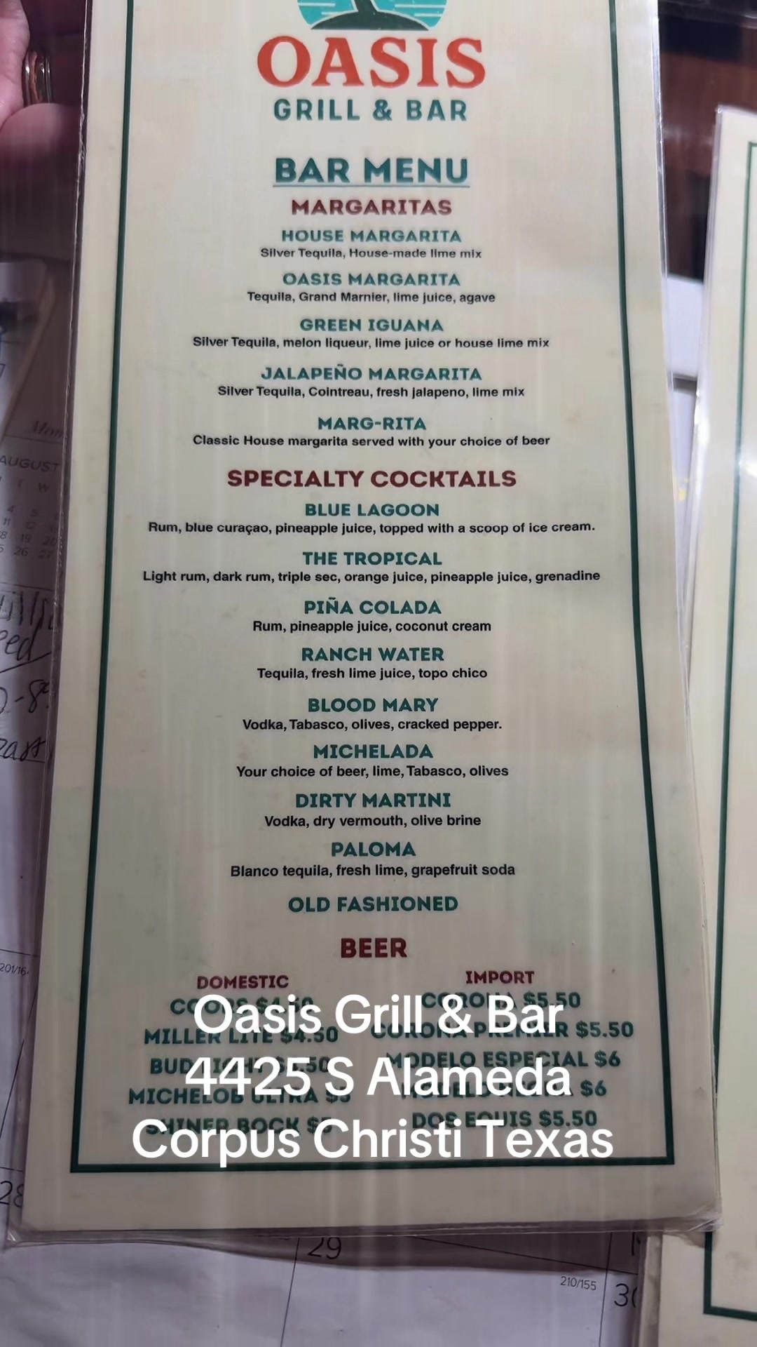 @Oasis Grill & Bar