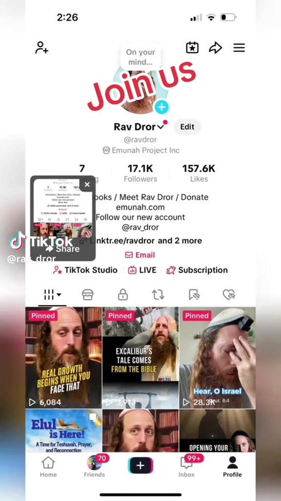 @Rav Dror