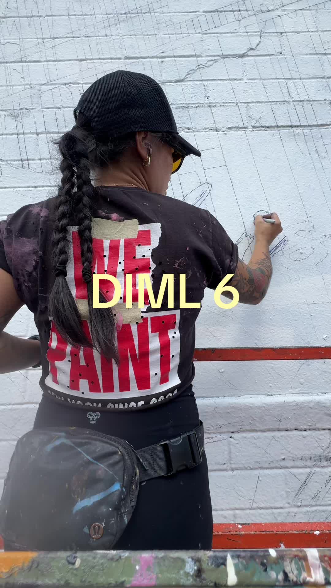 @Janine runs and paints