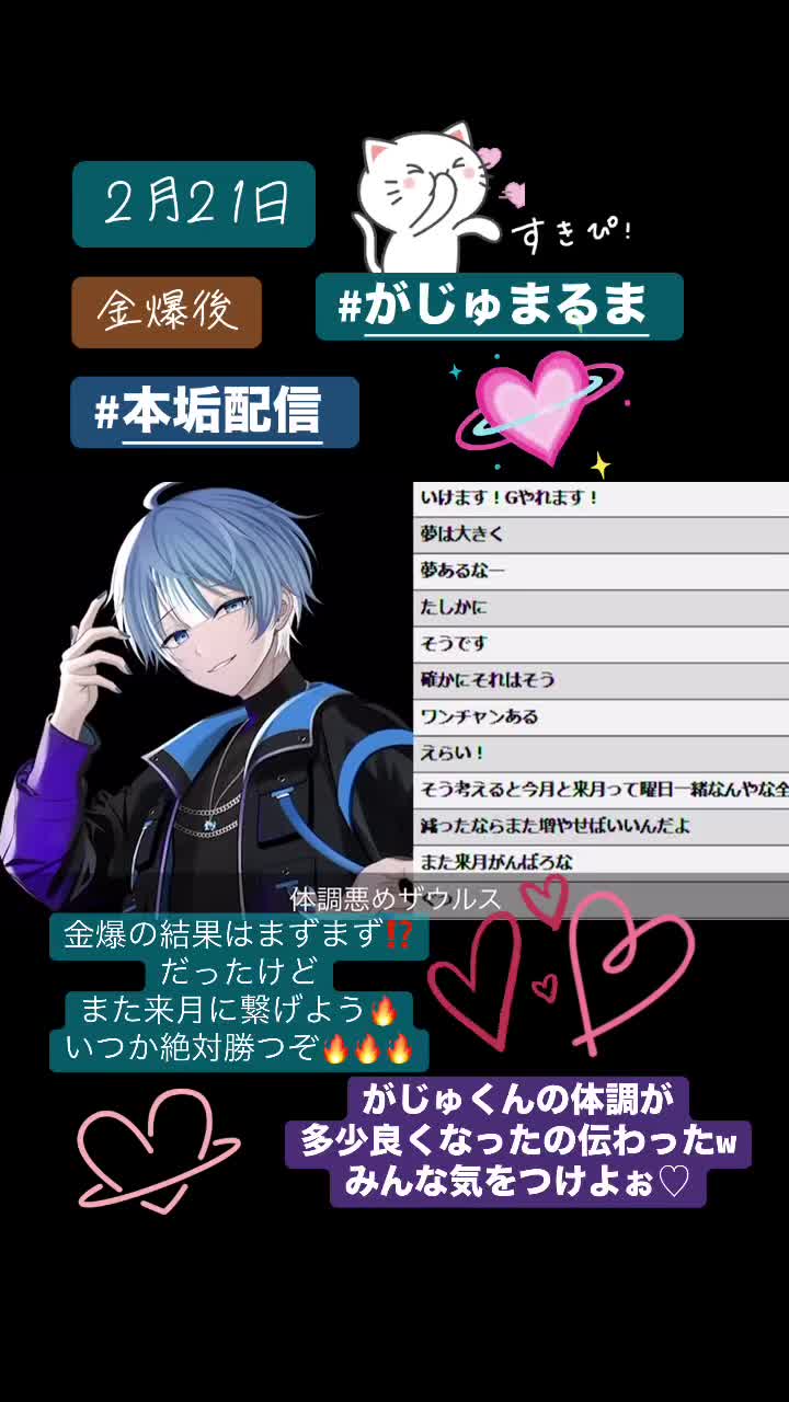 @꒰ঌ𝒜𝒦𝒜𝒩𝓮໒꒱𓂃 𓈒★がじゅくん🐧💕