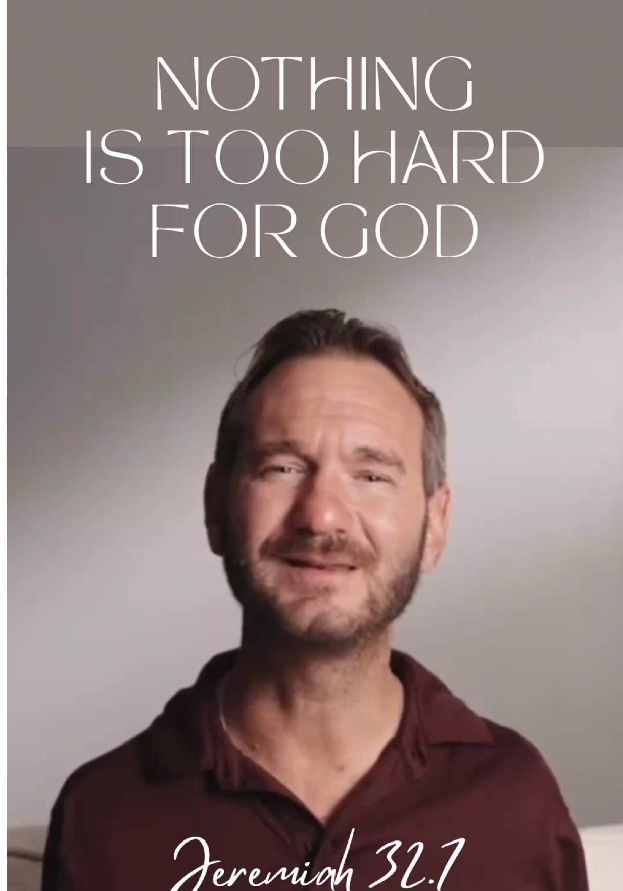 @Nick Vujicic