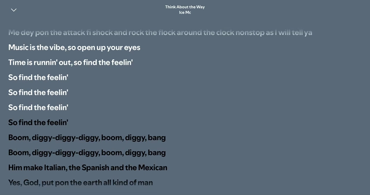 @Spotify Song Lyrics