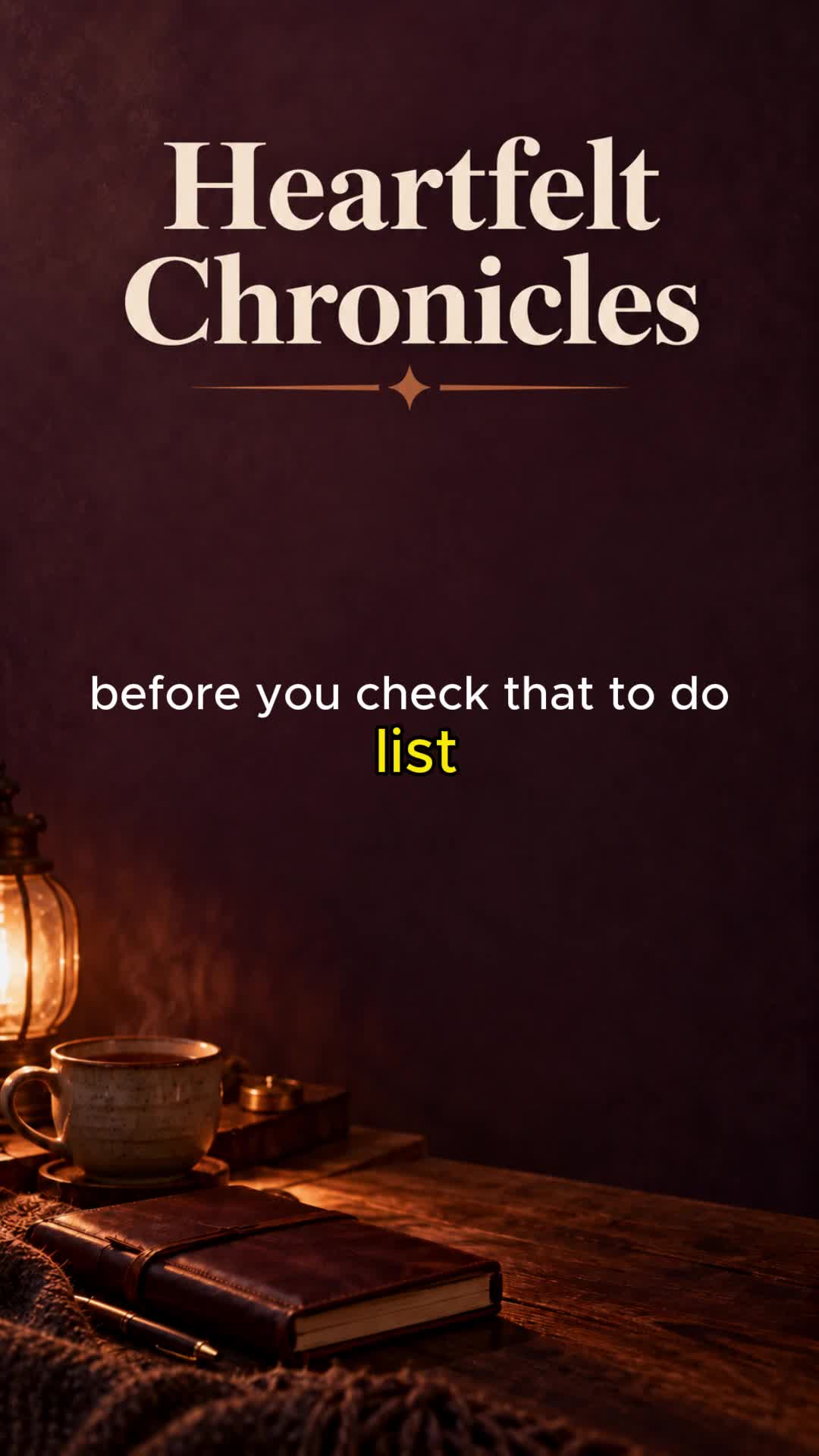 @Heartfelt Chronicles