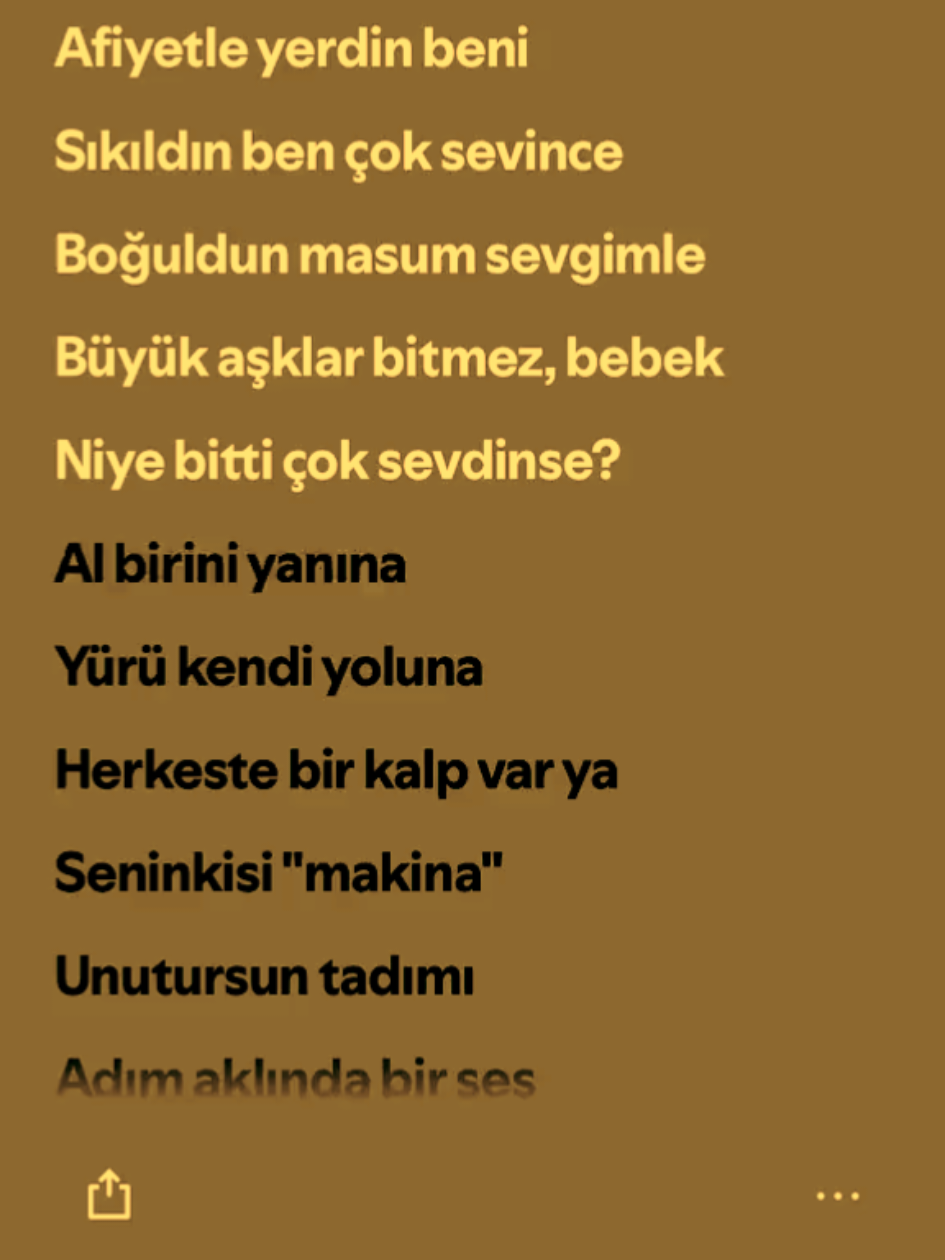@şarkılar ve sozler