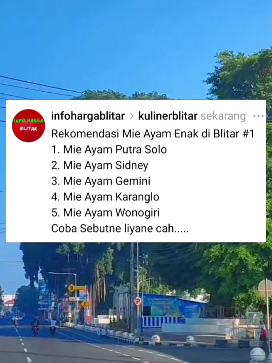 @INFO HARGA BLITAR