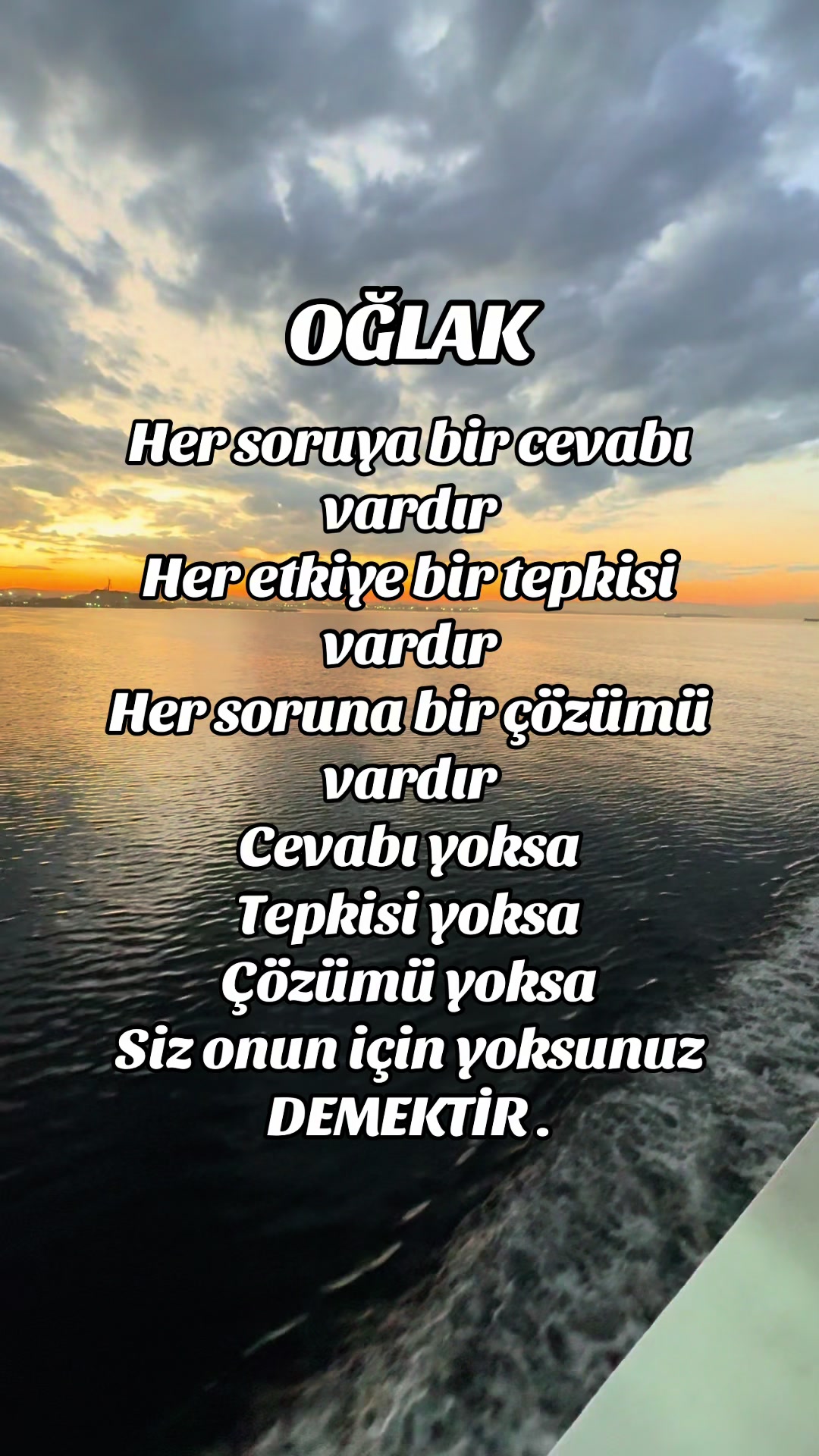 @♑️♑️OĞLAK/OLMAK♑️♑️