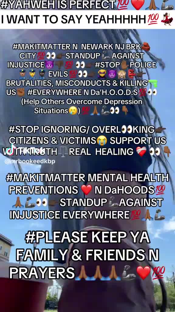 @STOP #POLICEBRUTALITY N NEWARK