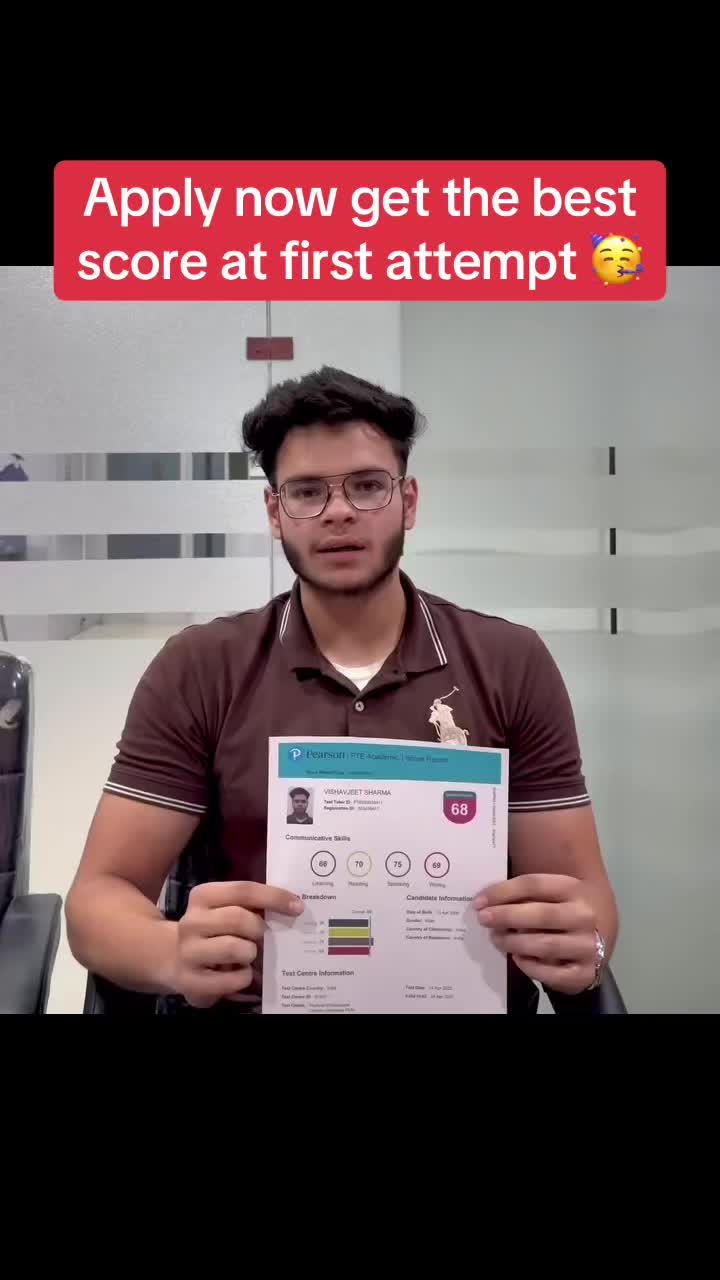 @PTE/IELTS CERTIFICATE 75PLUS🏆