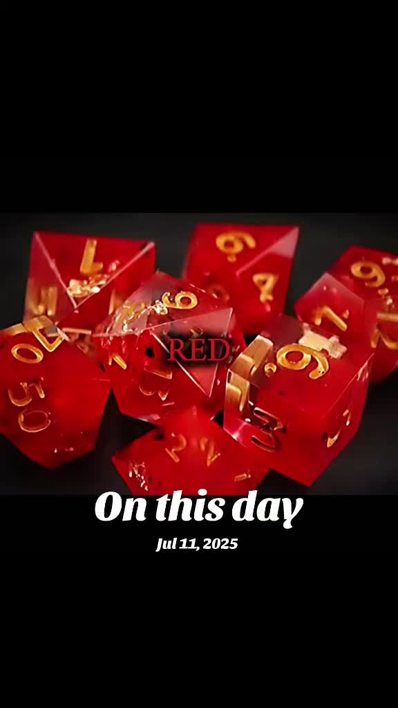 @KJ - Garnet Serpent Dice