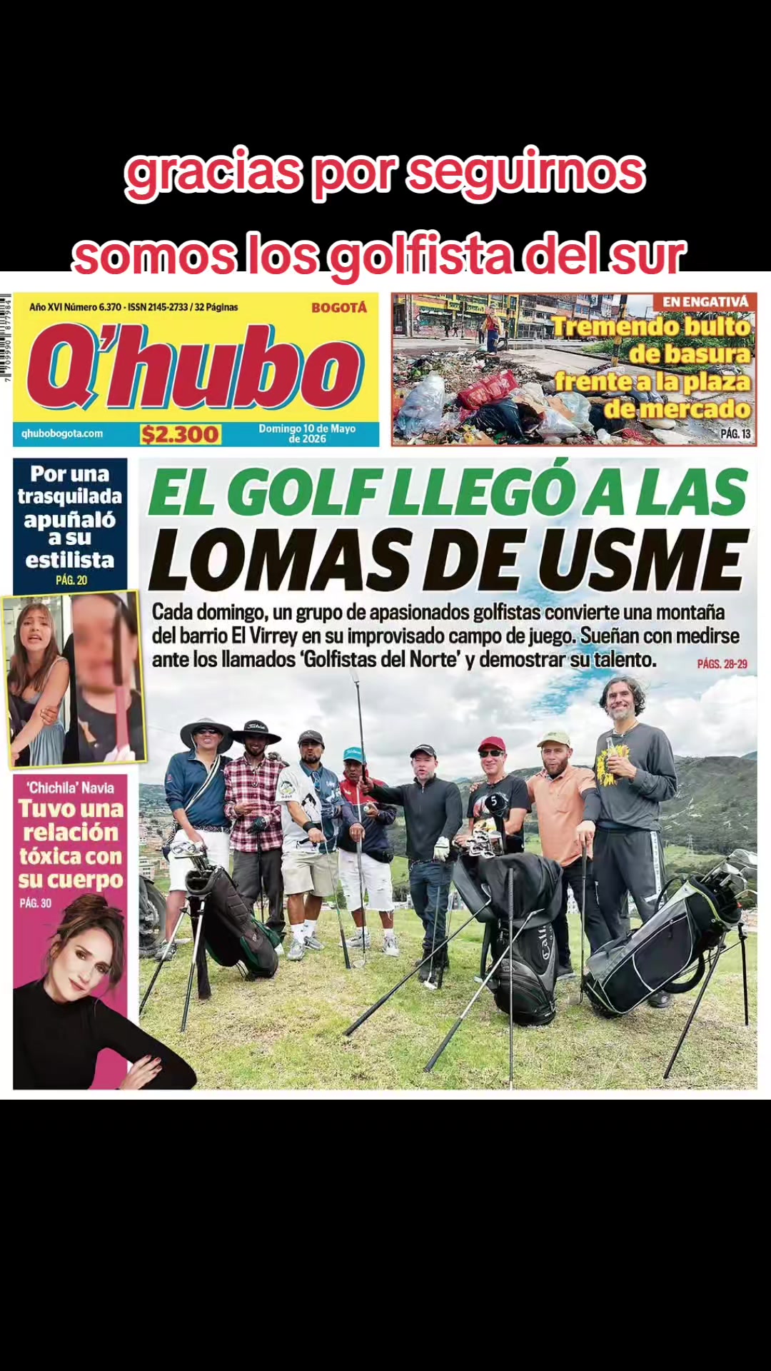 @golfistas del sur de Bogotá