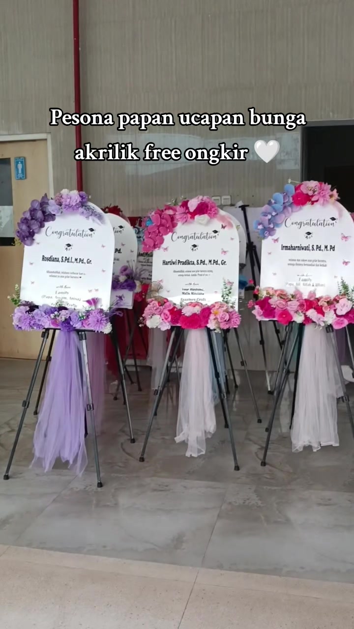 @Papan Bunga Akrilik Makassar🌹