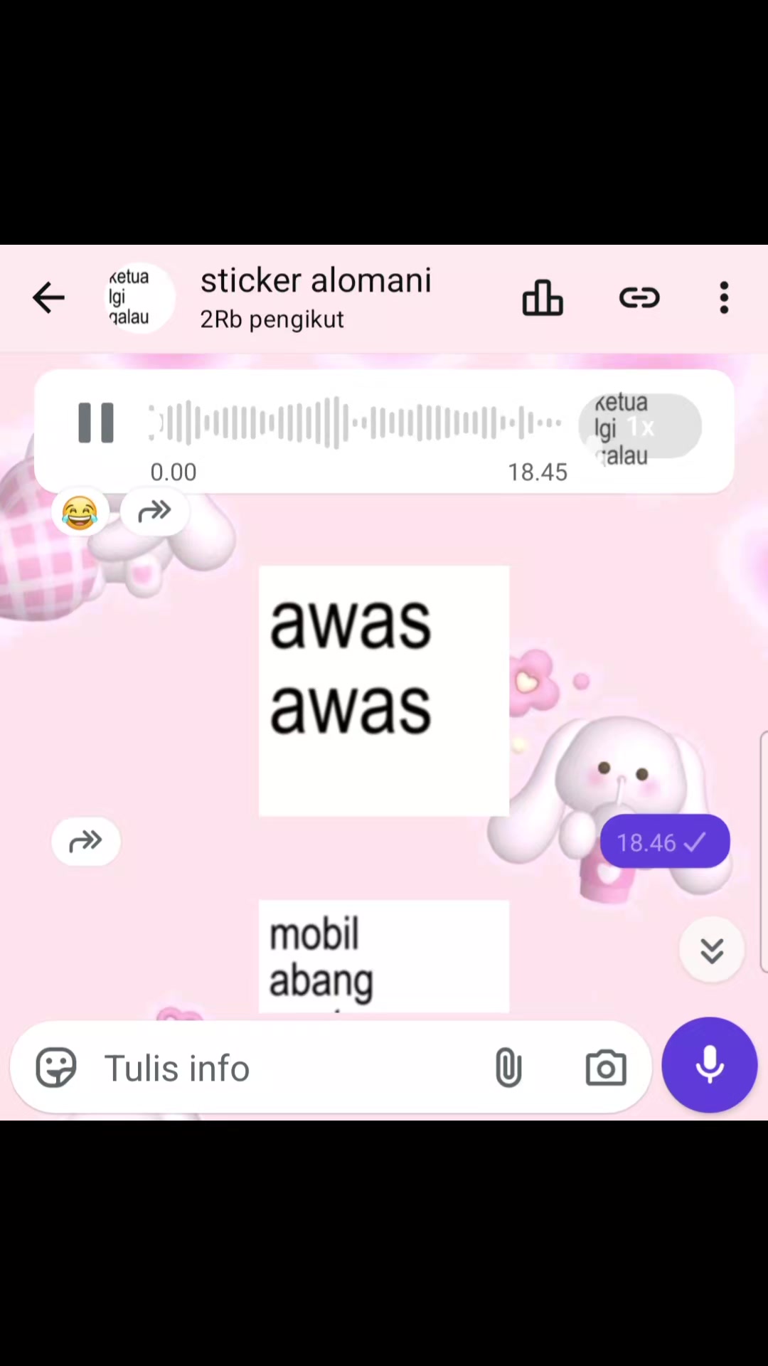 @stiker x audio lucuk✨️🎀