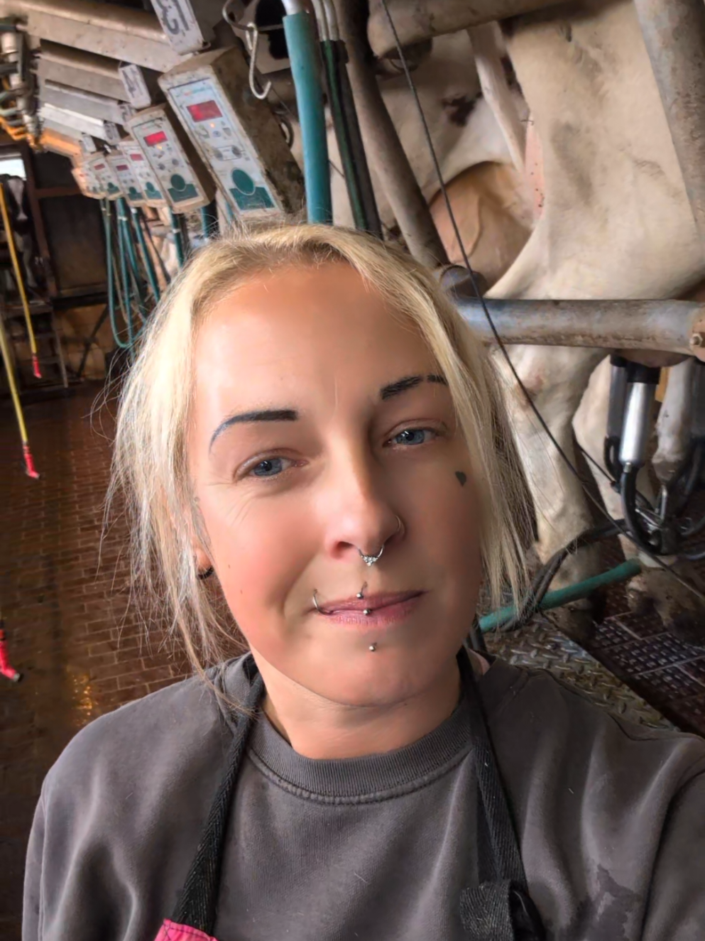 @T&auml;towierte Melkerin