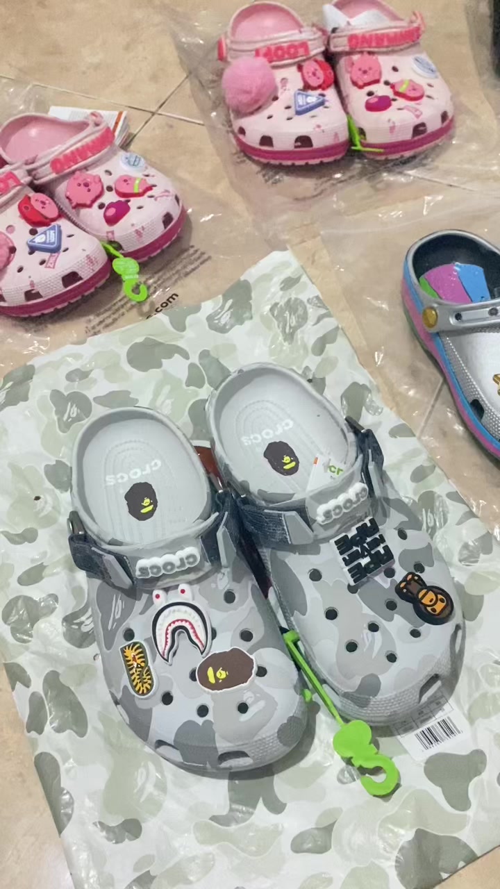 @matching crocs!