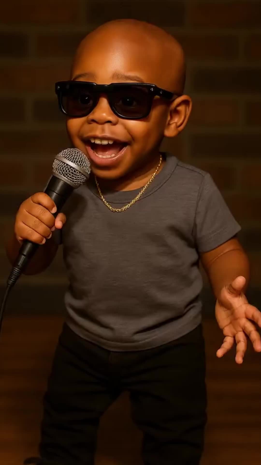 @Funny Baby Mic Drop