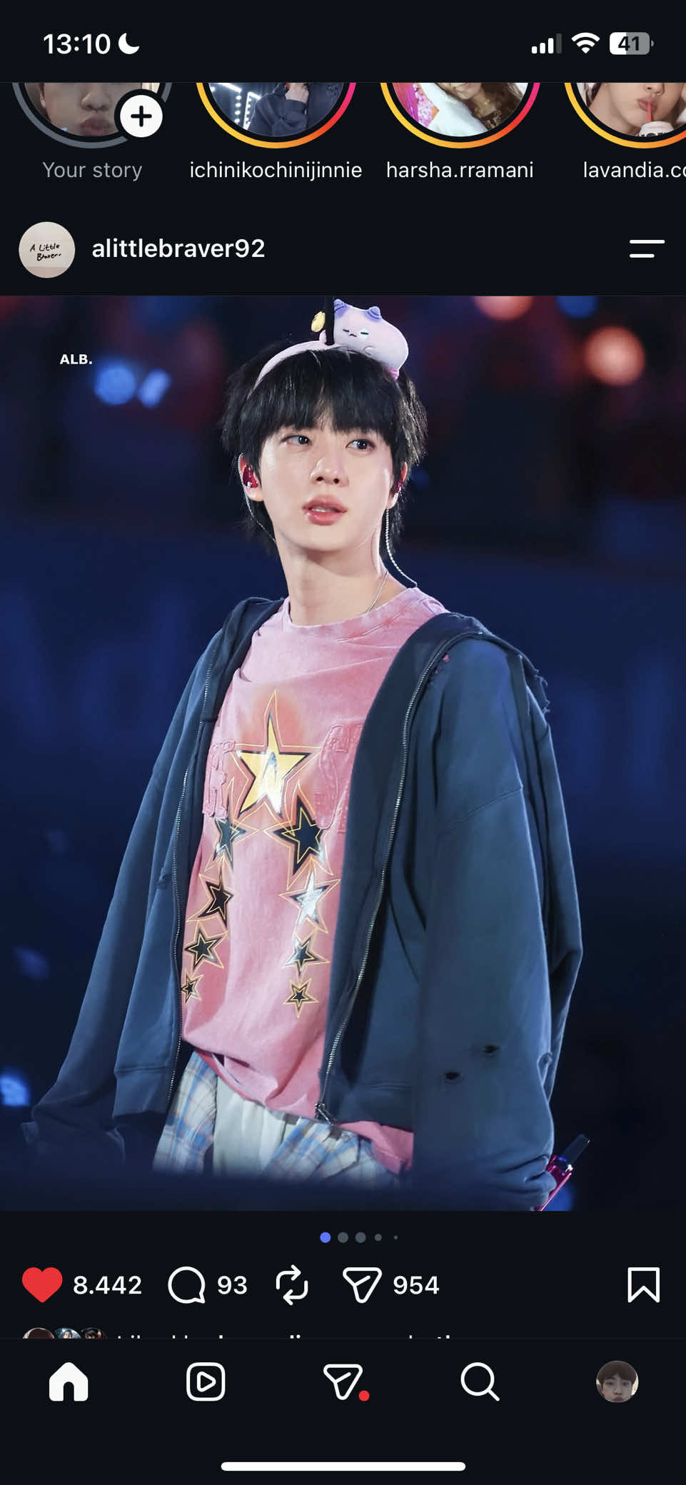 @TaeJin🐯🐹saw BTS