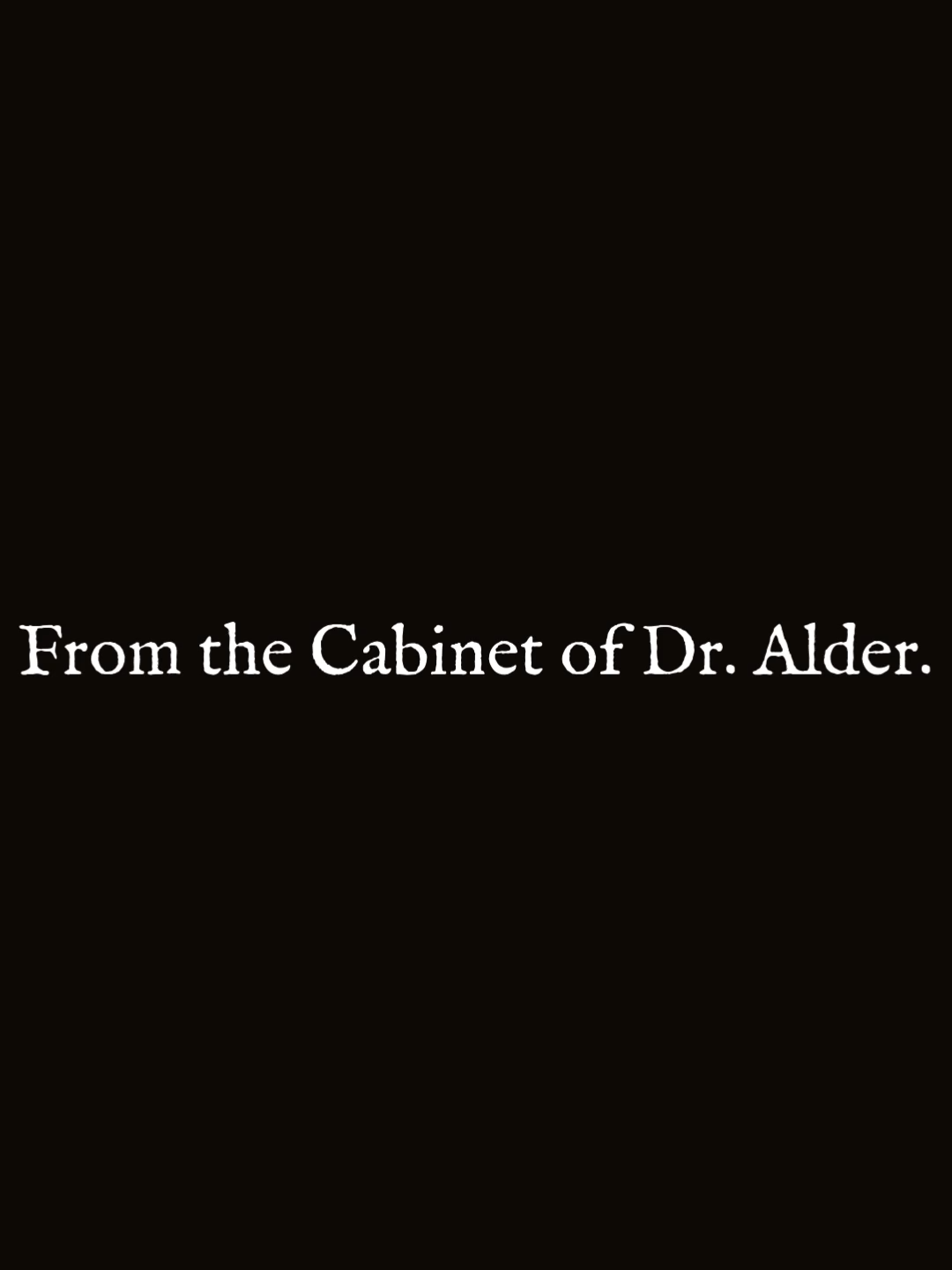 @Dr Alder's Apothecary