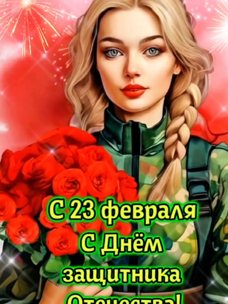 Красивые девушки открытки с 23 февраля Красивые девушки открытки с 23 февраля