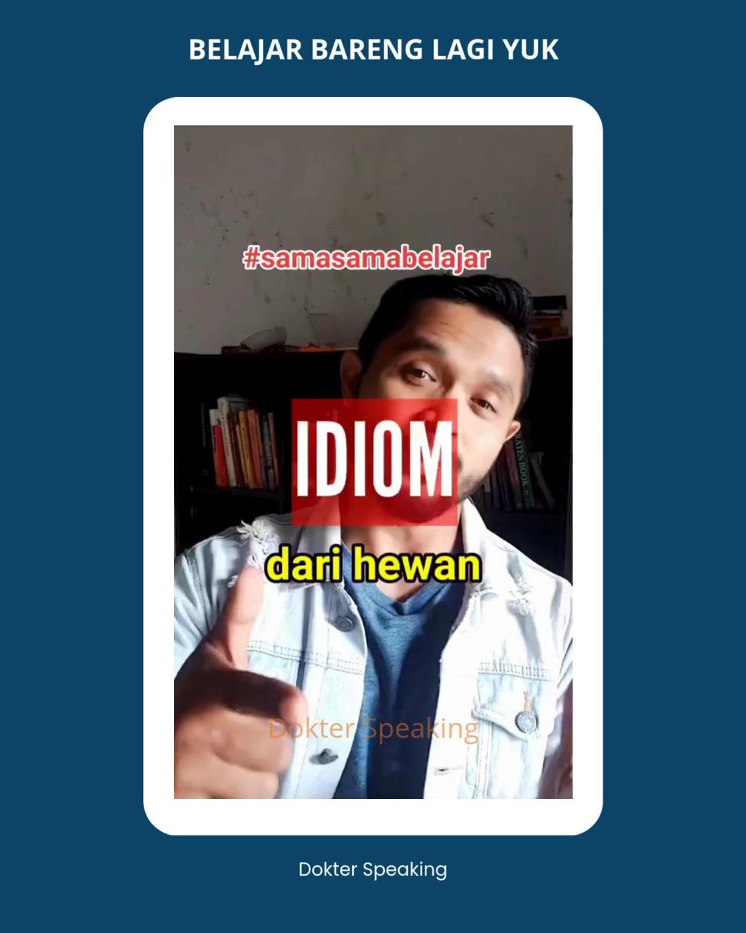 @Dokter Speaking