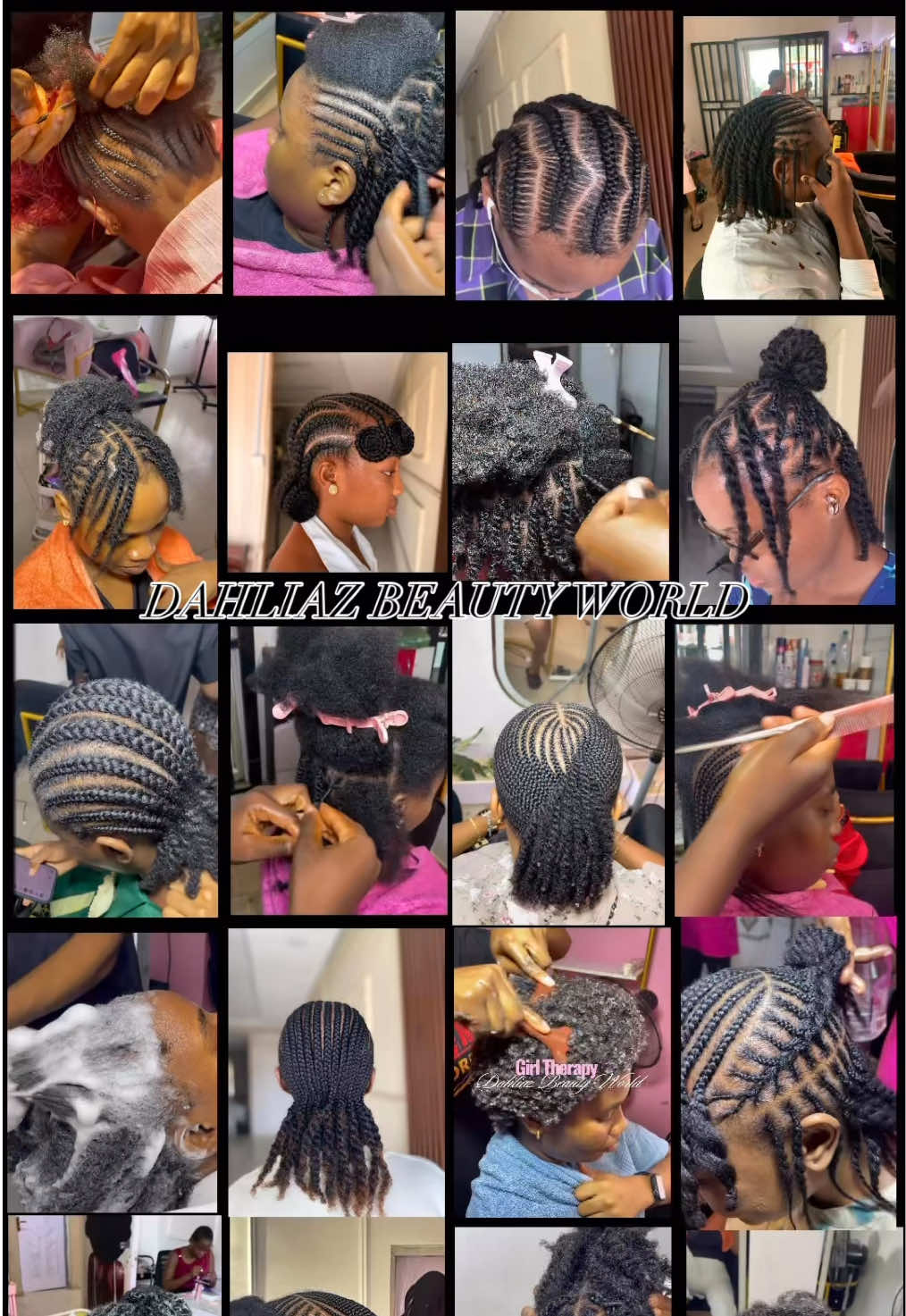 @Natural hair salon in Benin