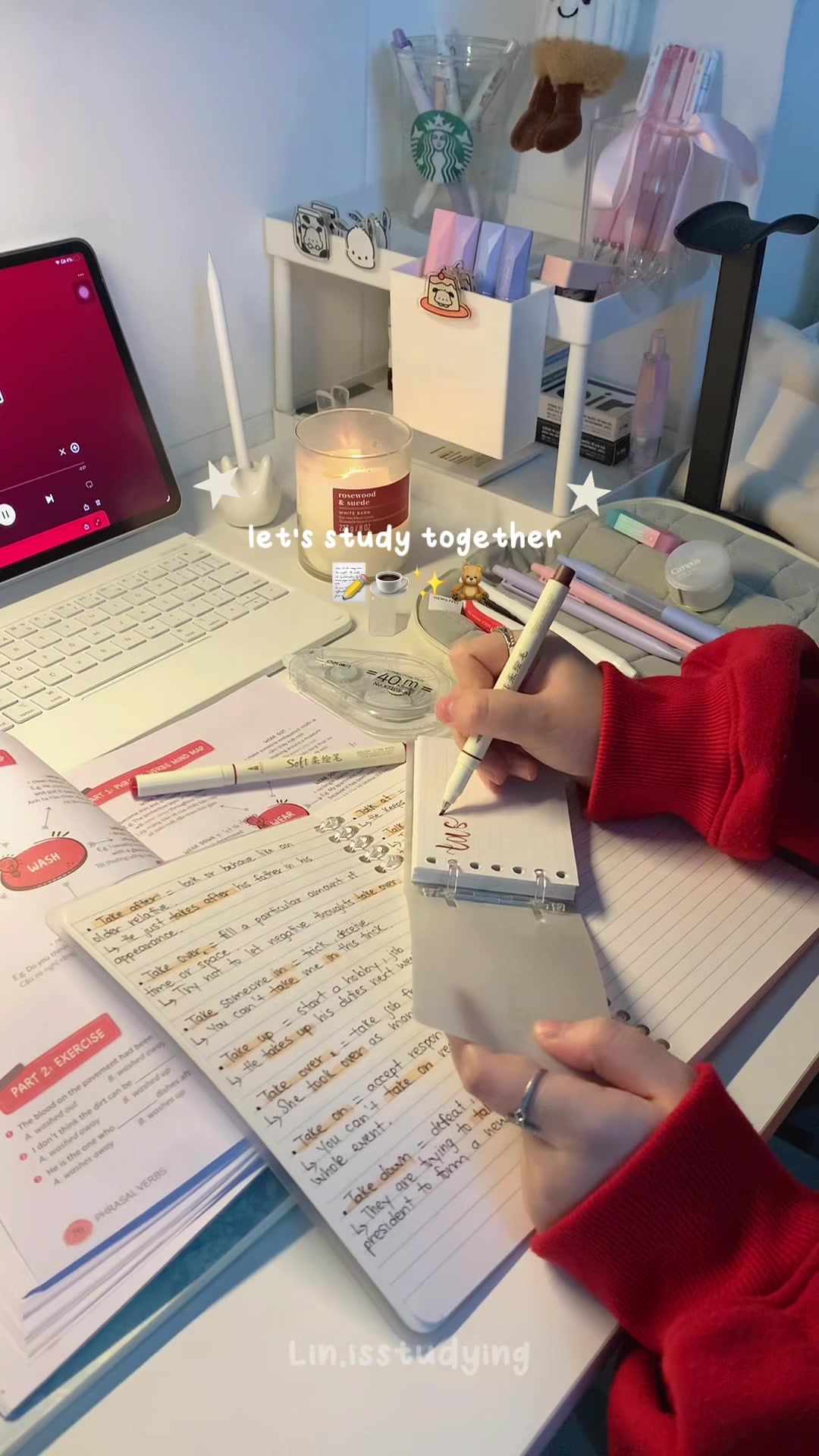 @Lin is studying 🎀ྀིྀི