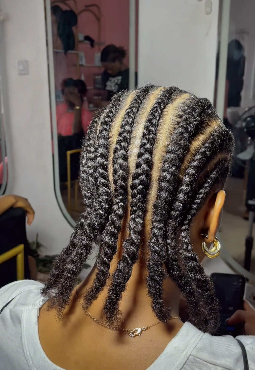 @Natural hair salon in Benin