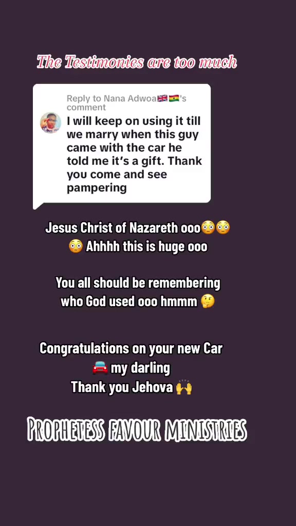 @Prophetess Favour Official