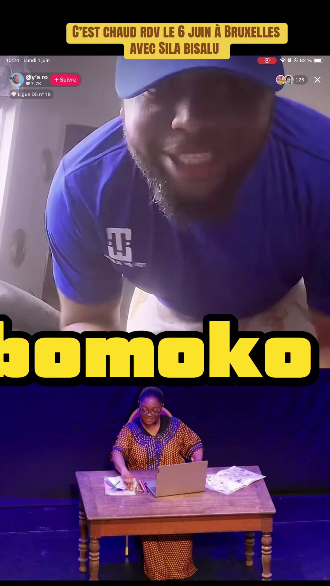 @COMÉDIE BOMOKO FAN DE SB AARON