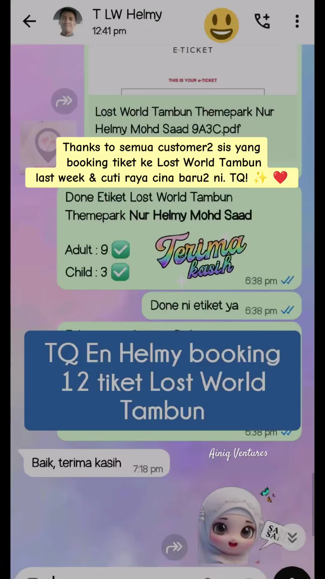 @Huda Tiket Murah AiniqVentures