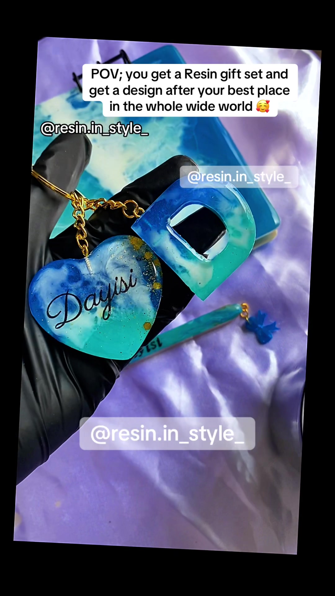 @Resin art in style 🛍️🎁