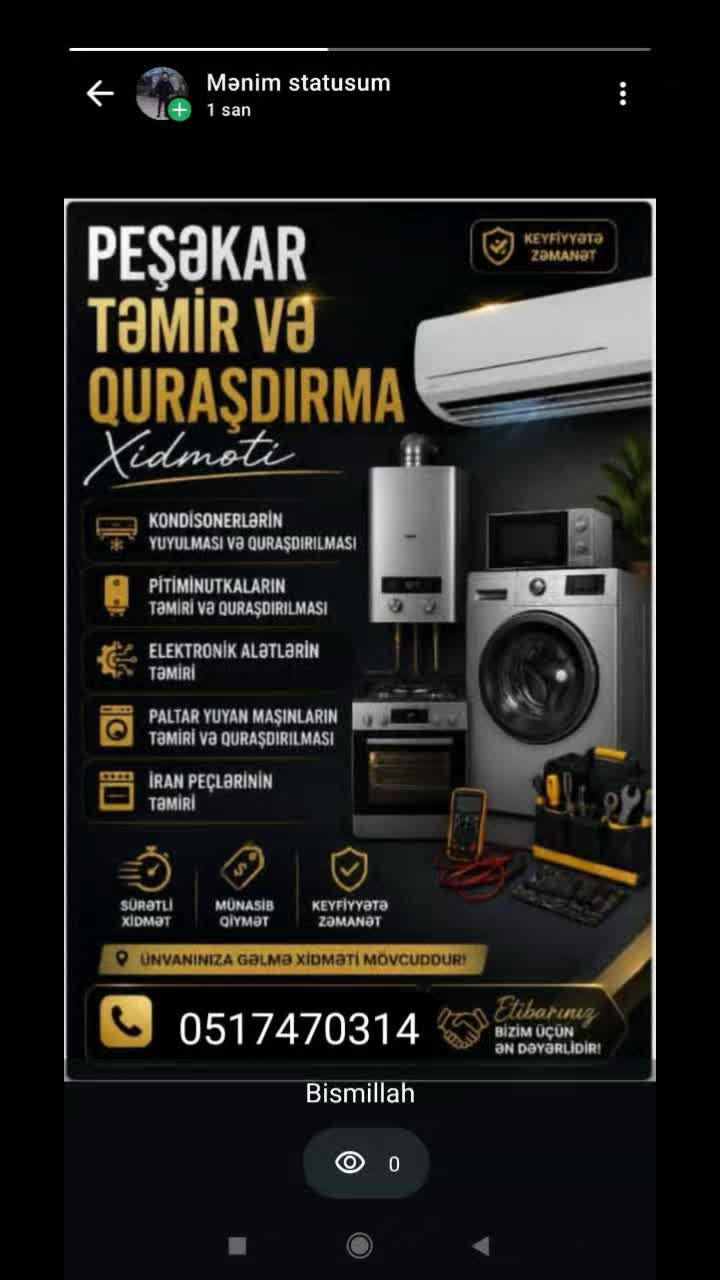 @Ağdaş məişət əşyaların ustası