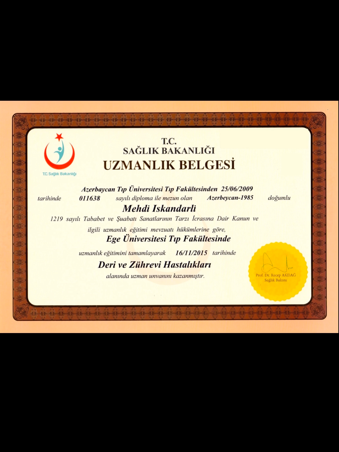 @Uzman Dr. Mehdi İskəndərli