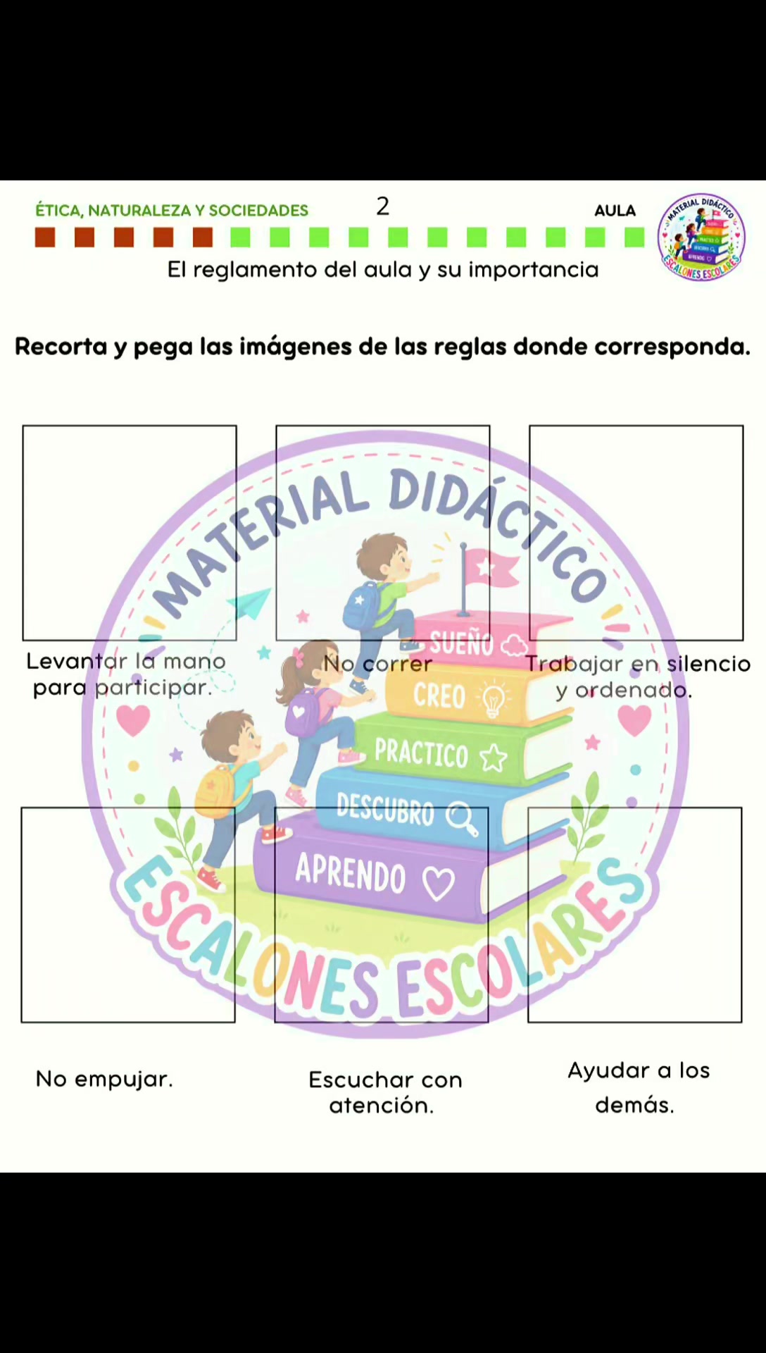 @Material Escalones Escolares