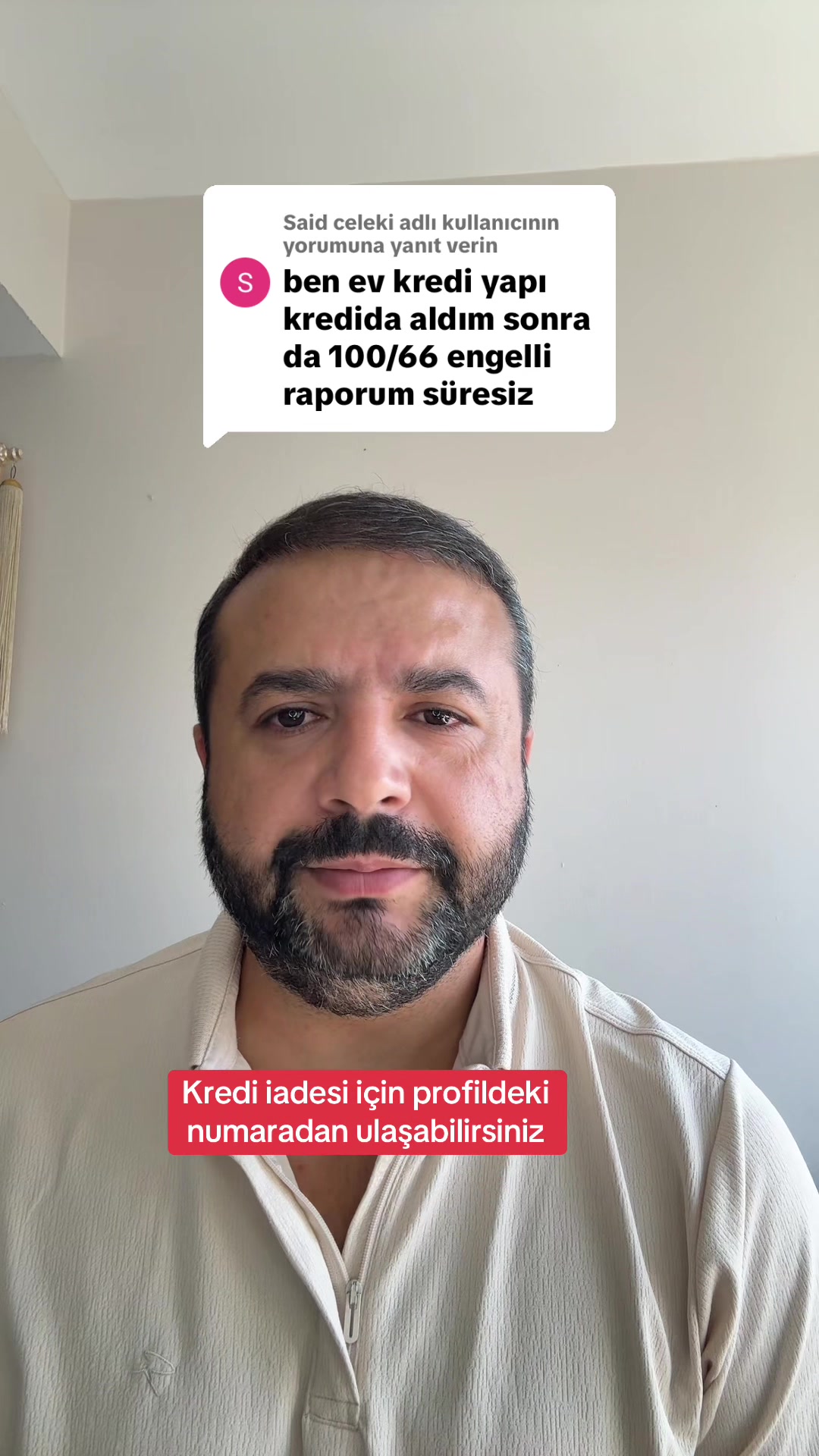 @Kredini geri almak istermisin
