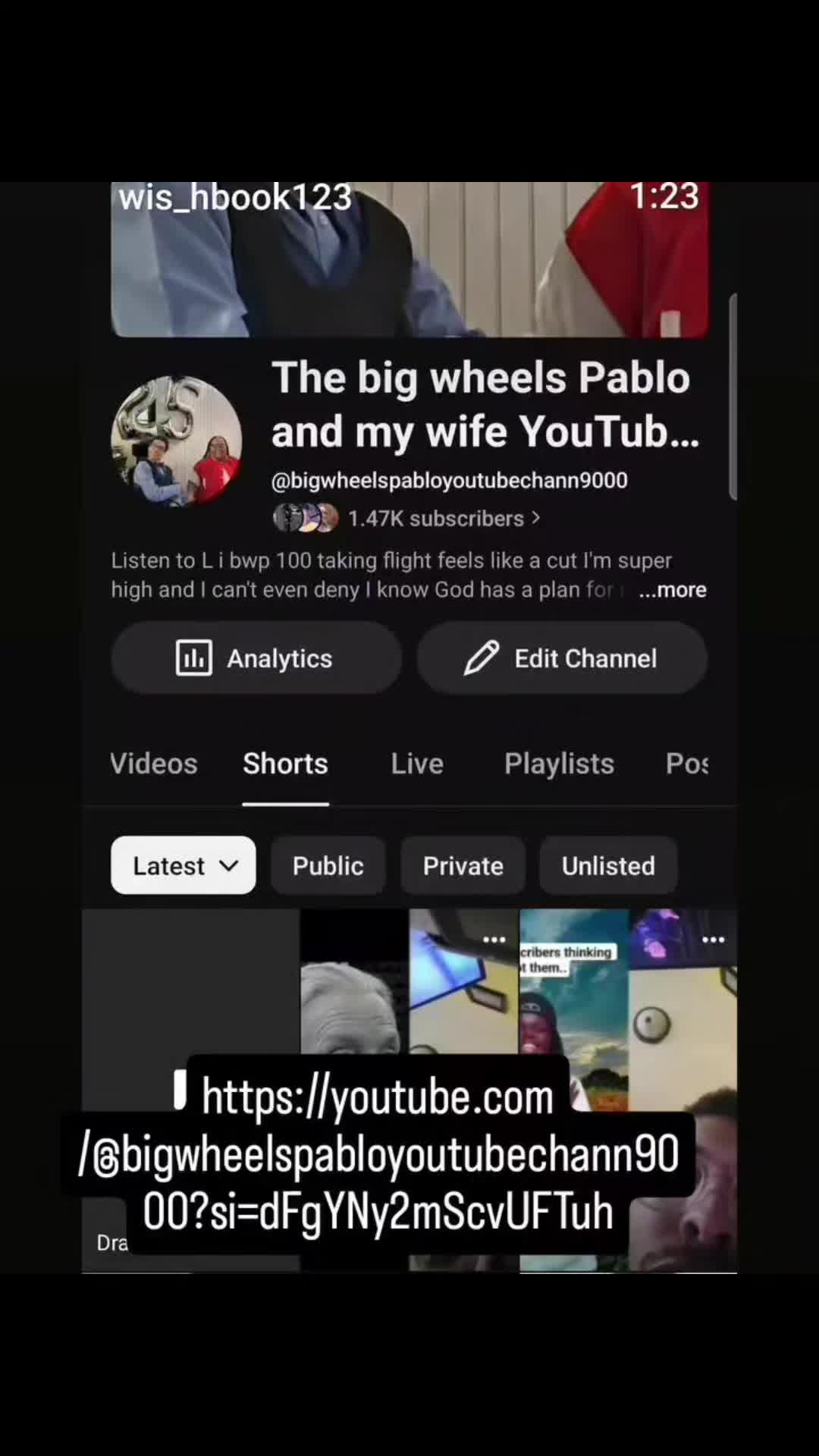 @the big wheels Pablo and my