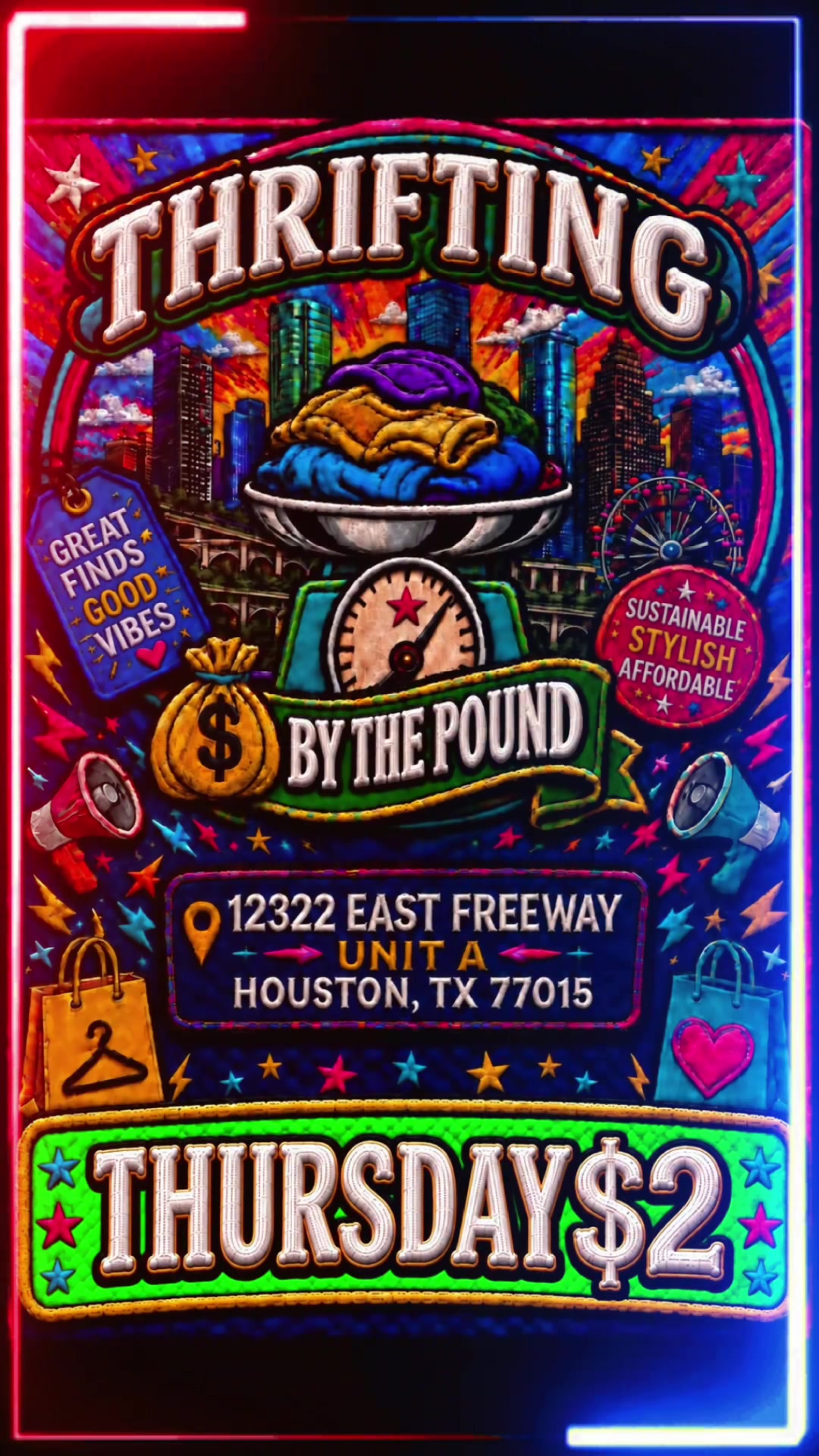 @Thrifting by pound htx