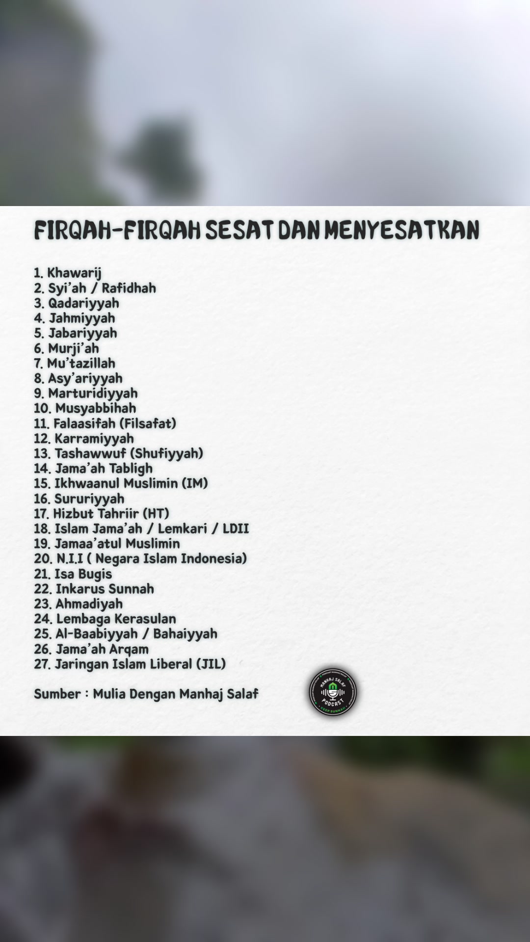 @Podcast Manhaj Salaf