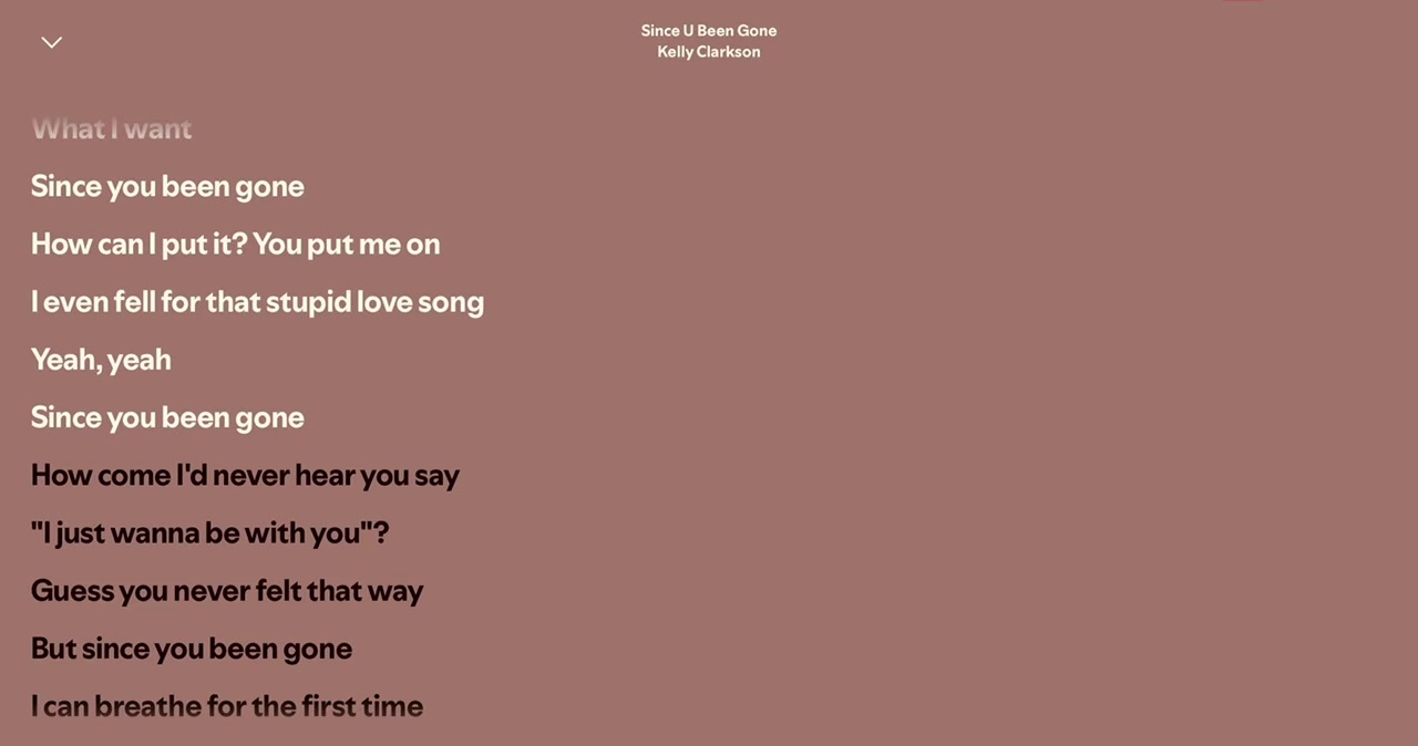 @Spotify Song Lyrics