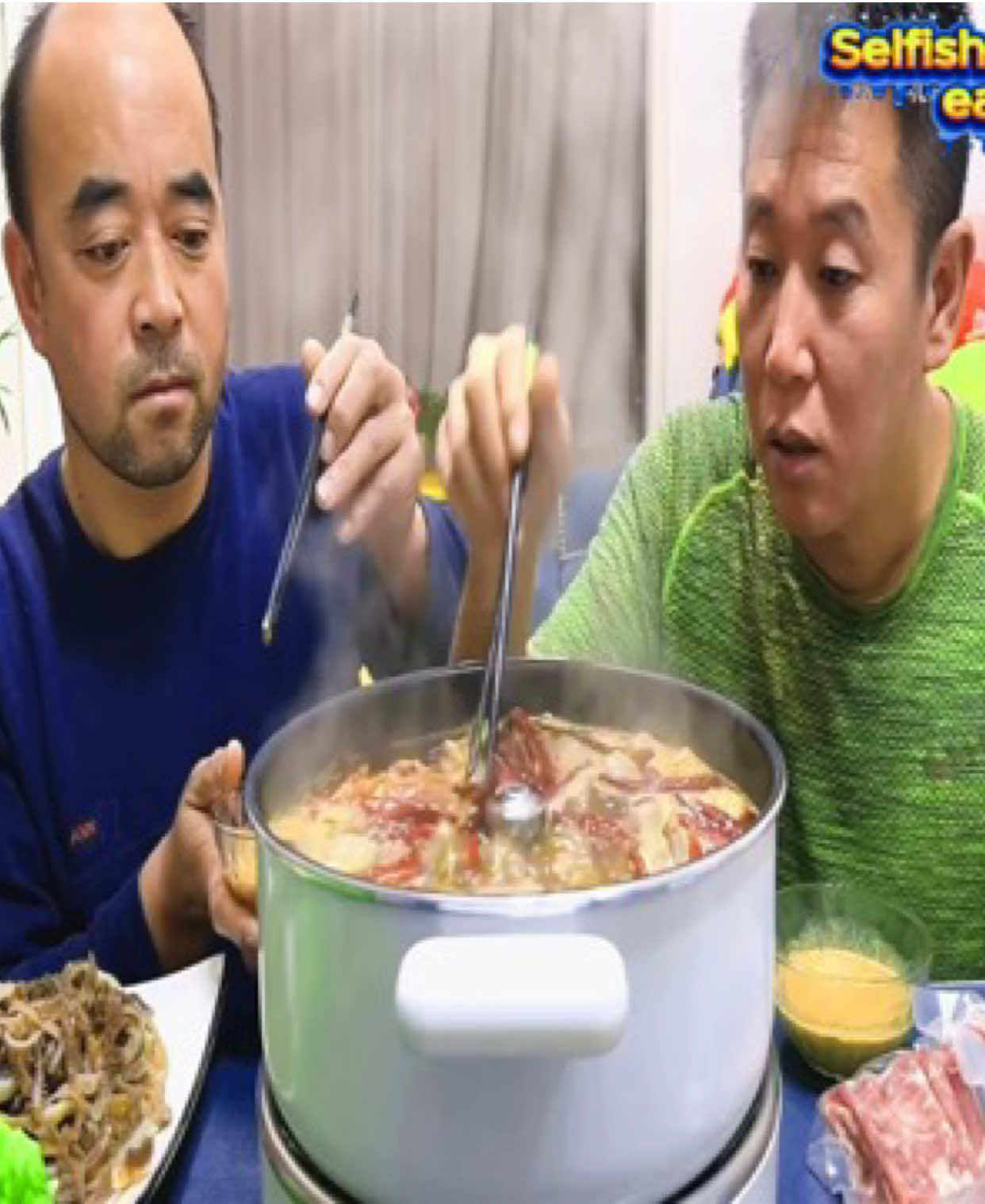 @Selfish man eating