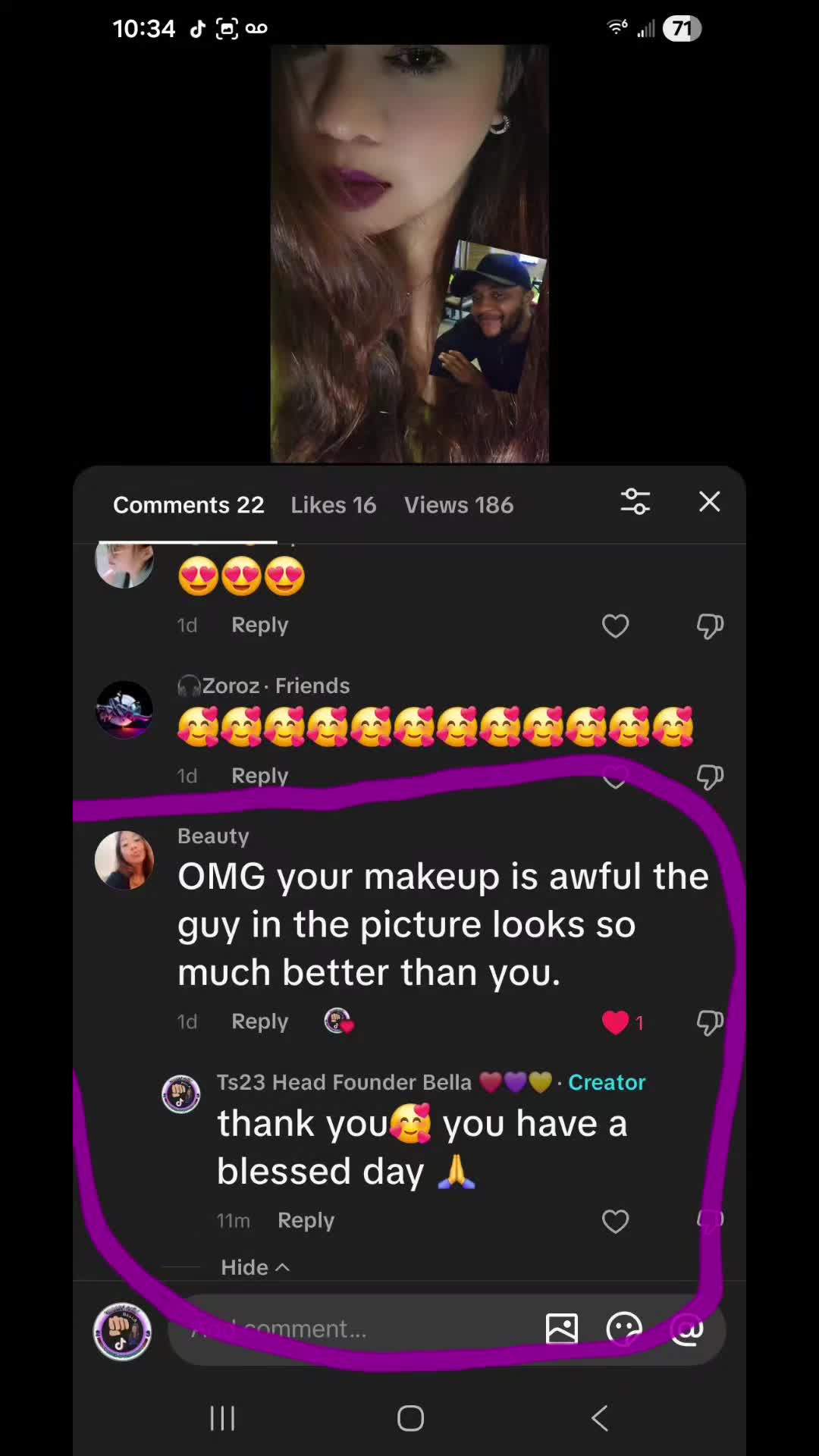 @Ts23 Head Founder Bella ❤️💜💛