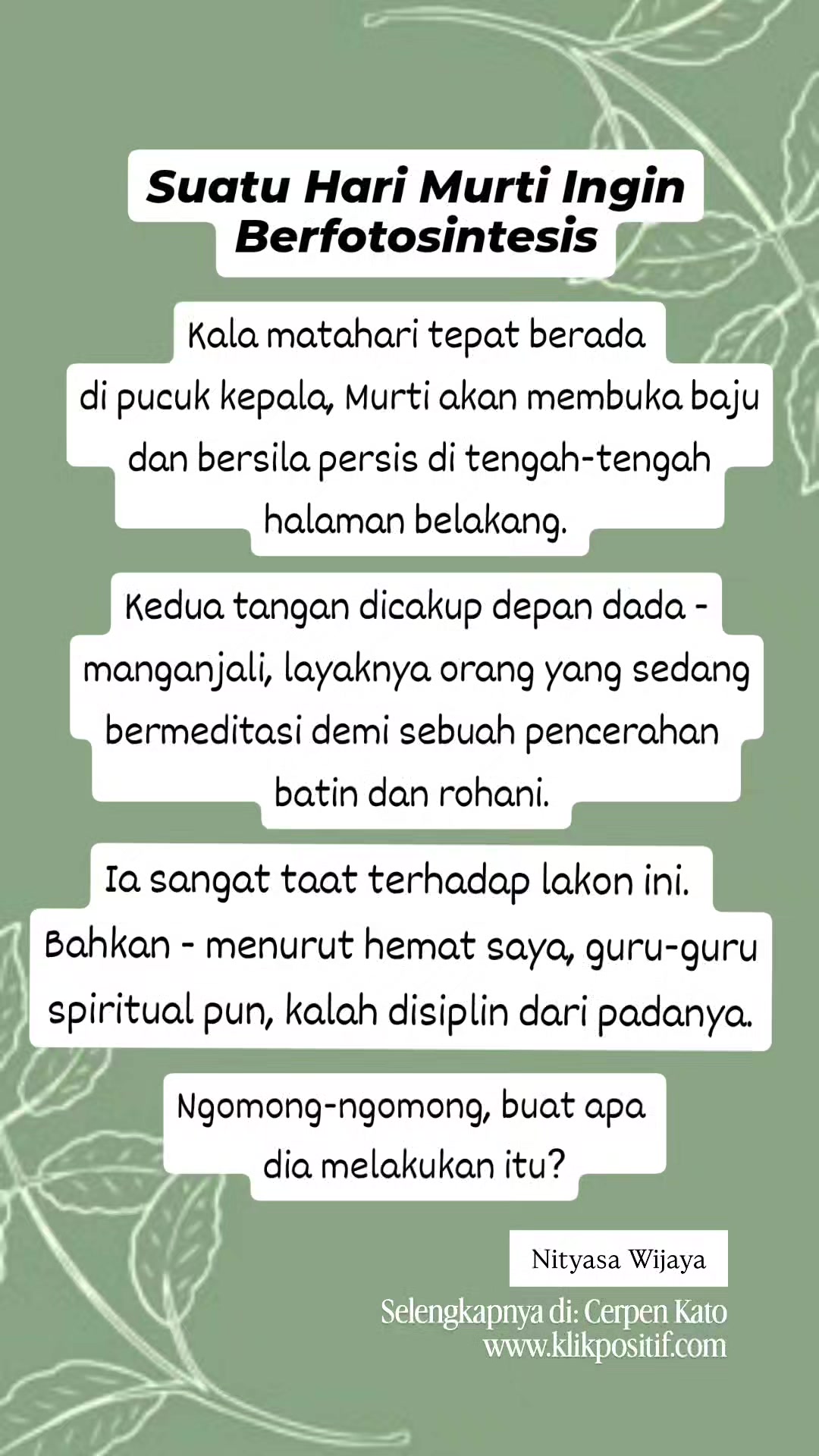 @Nityasa Wijaya