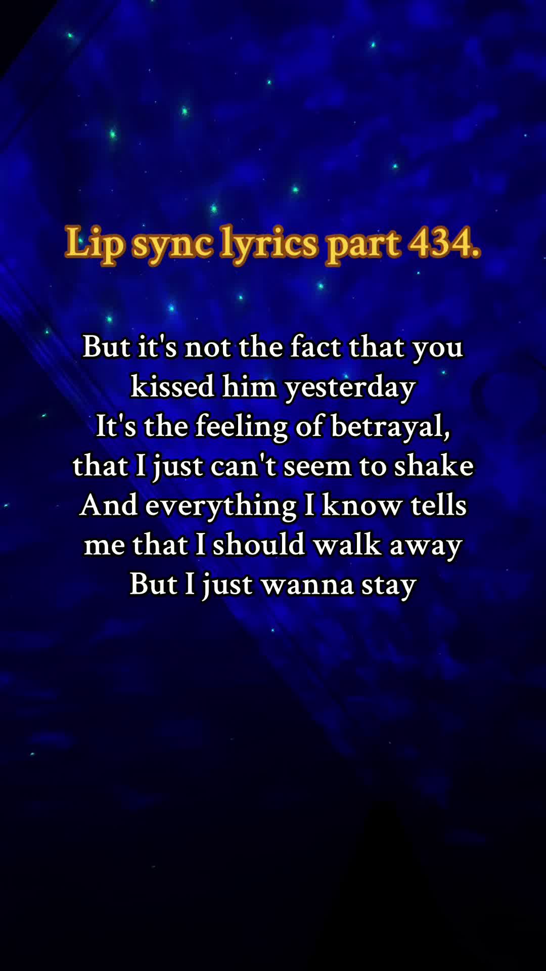 @Lipsync Lyrics & Acting